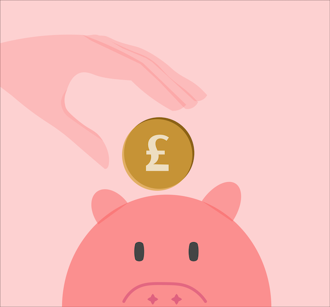 Piggy bank illustration